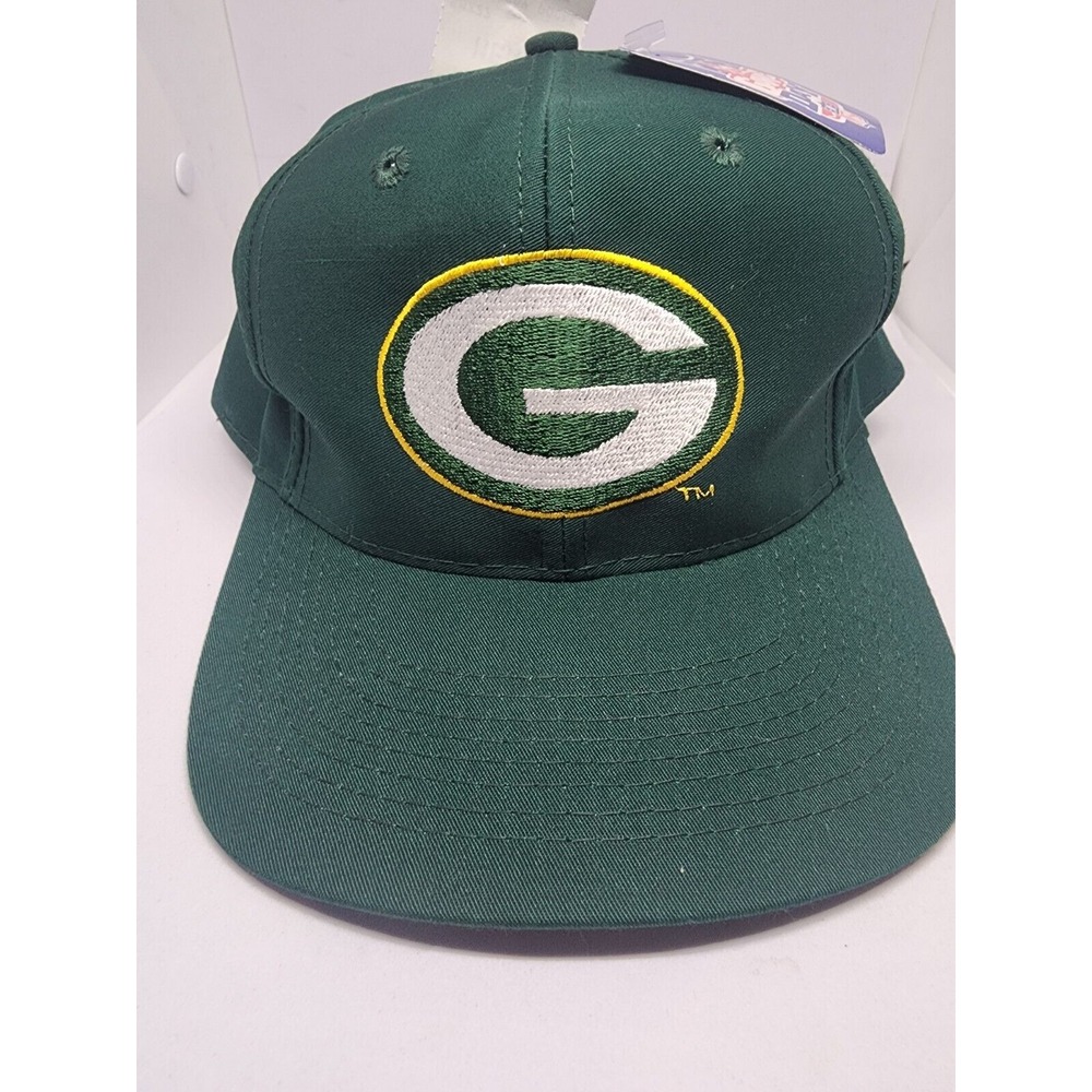 Vintage Green Bay Packers Hat Snapback Logo 7 Game Day NFL New With Tag 90s